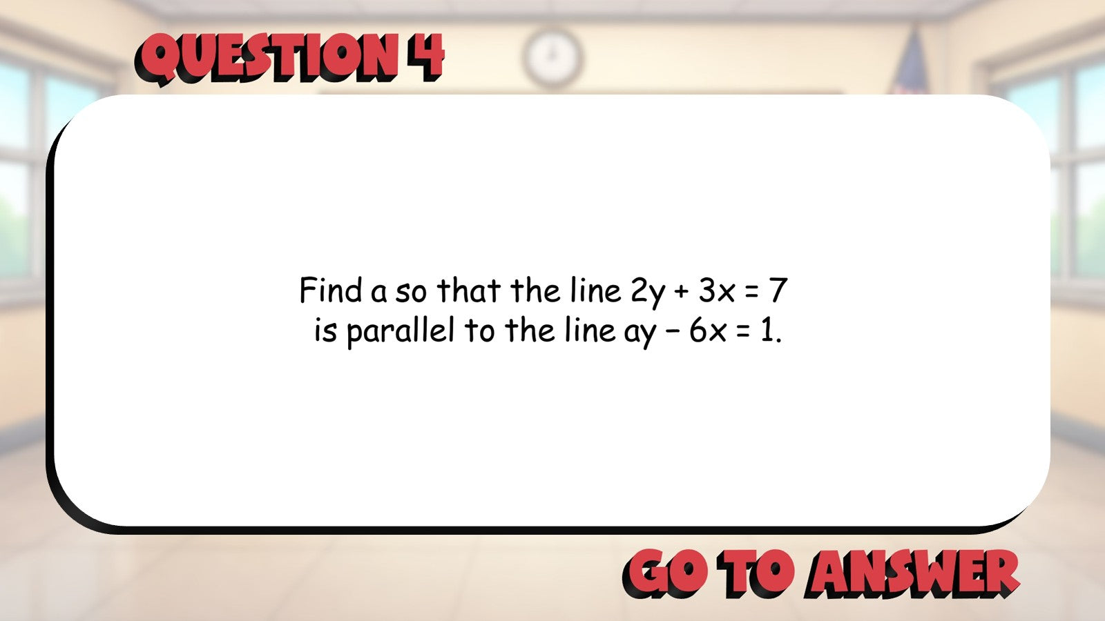 Coordinate Parallel Lines BIG TERRIBLE GAME - No Prep Geometry Math Review
