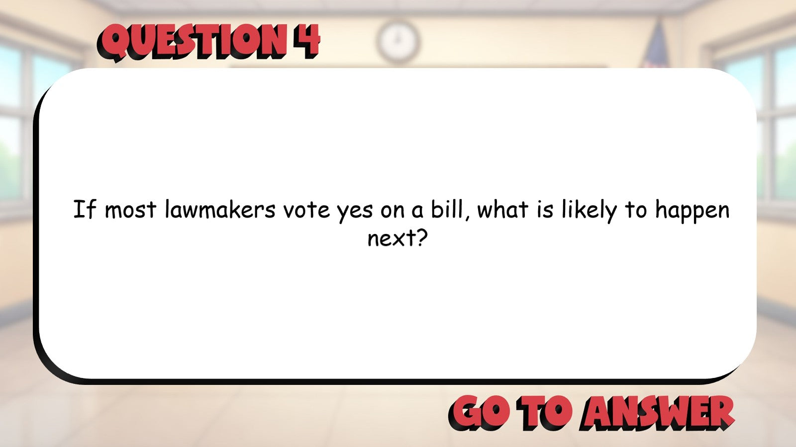 How Laws Are Made BIG TERRIBLE GAME - No Prep Grade 3 Socials Review Activity