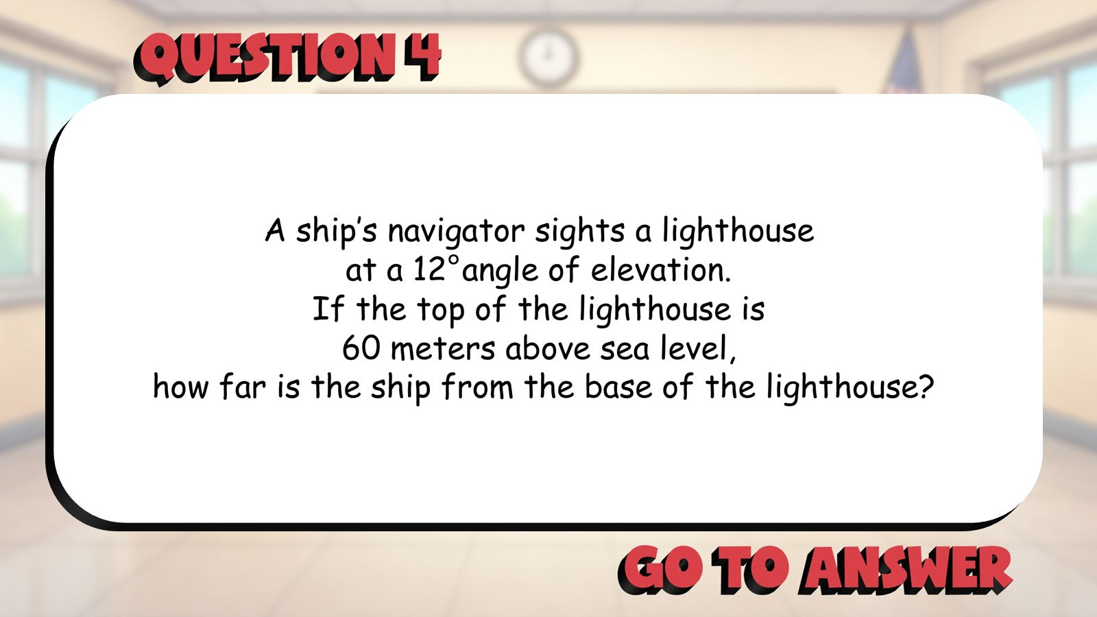Applied Right Triangle Problems BIG TERRIBLE GAME - No Prep Geometry Math Review