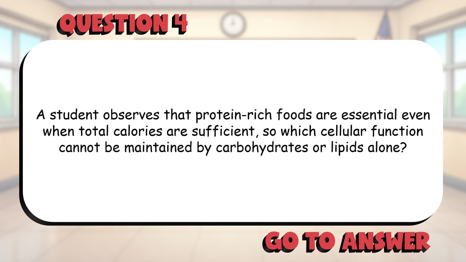 Macromolecules in Nutrition Applications BIG TERRIBLE GAME - AP Biology Review