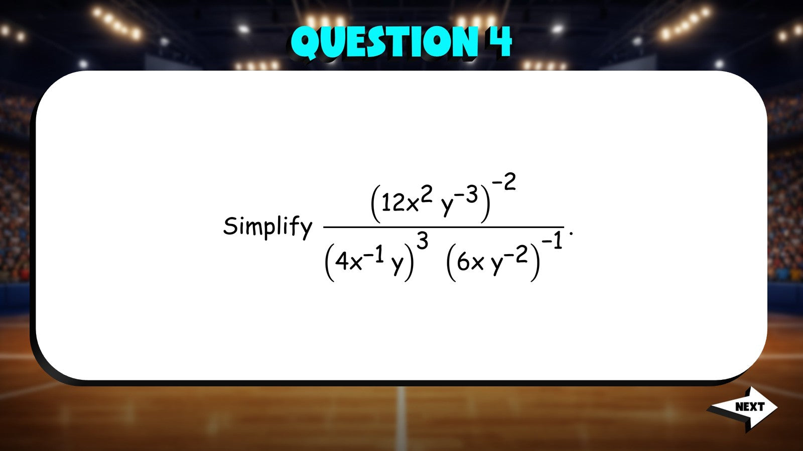Properties of Exponents TRASHKETBALL Math Game - No Prep Algebra 2 Review