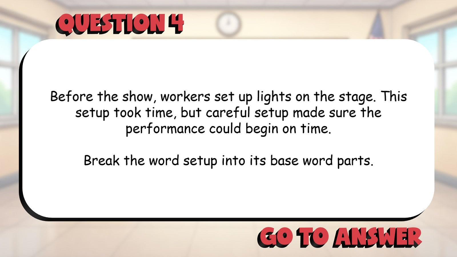 Break Multisyllable Words Into Parts BIG TERRIBLE GAME - Grade 3 ELA Review