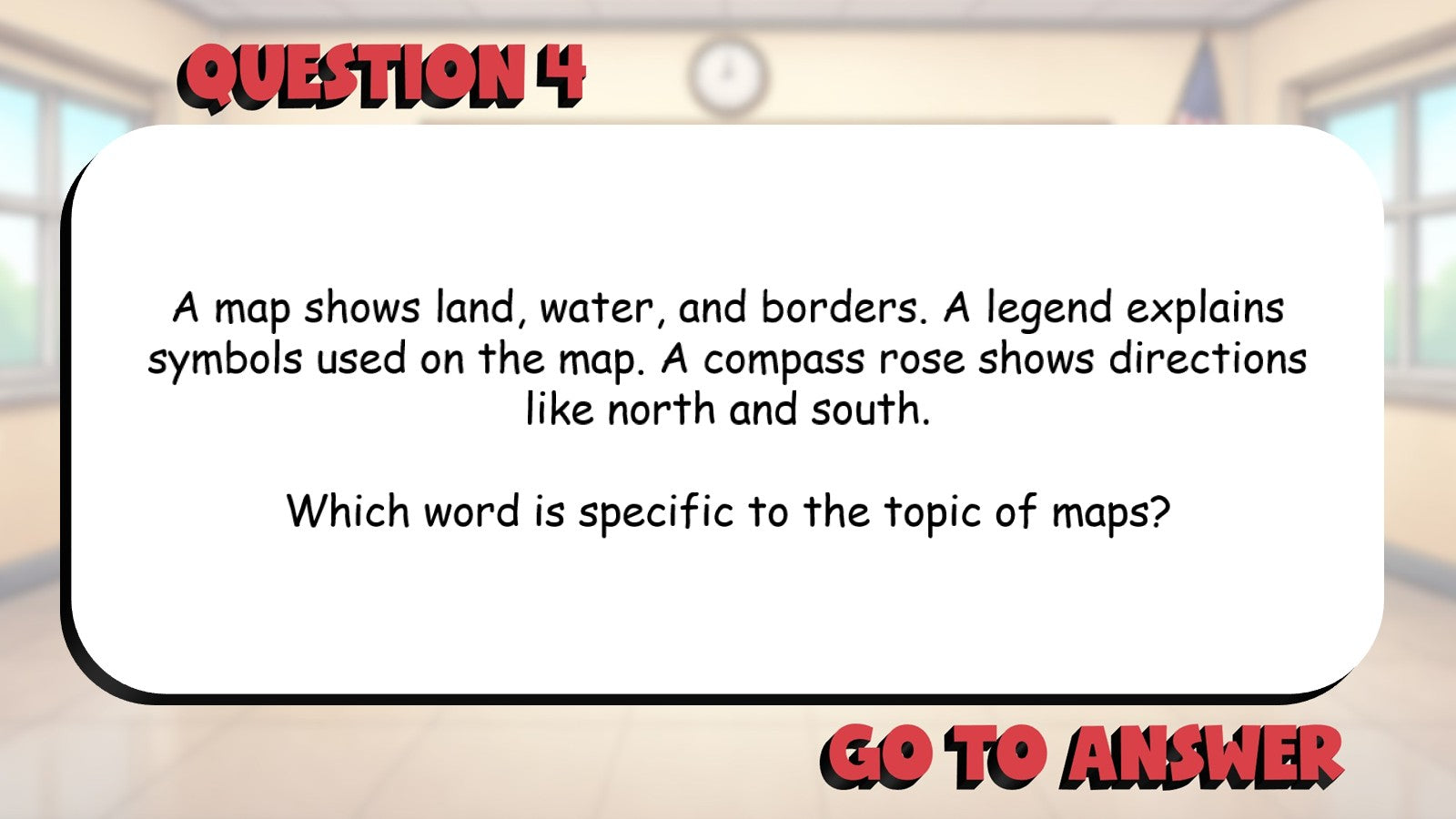Identify Domain Specific Vocabulary BIG TERRIBLE GAME - Grade 3 ELA Review
