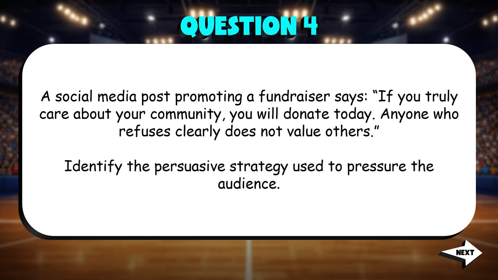 Media & Multimodal Communication TRASHKETBALL ELA Game - No Prep Grade 8 Review