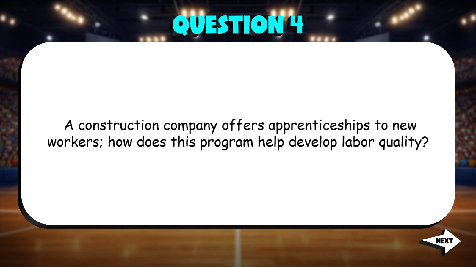 Labor TRASHKETBALL Economics Game - No Prep Review Activity
