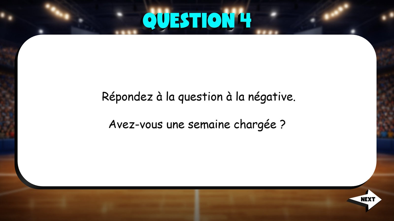 Answer the Question - Days, Months & Calendar TRASHKETBALL French Game - No Prep