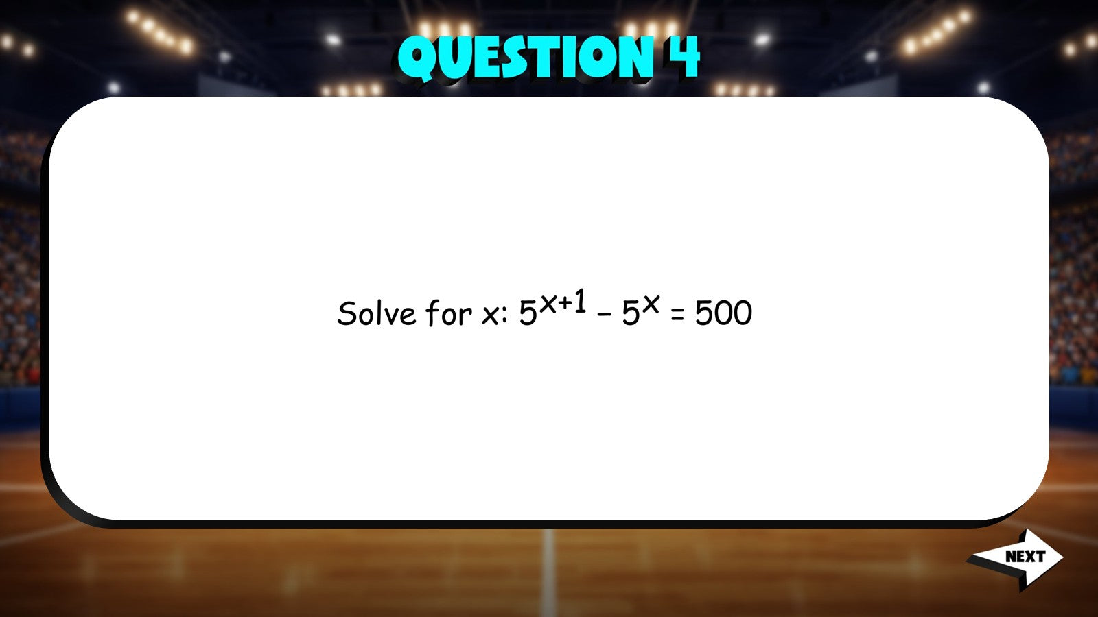 Exponential Equations TRASHKETBALL Math Game - No Prep Algebra 2 Review Activity