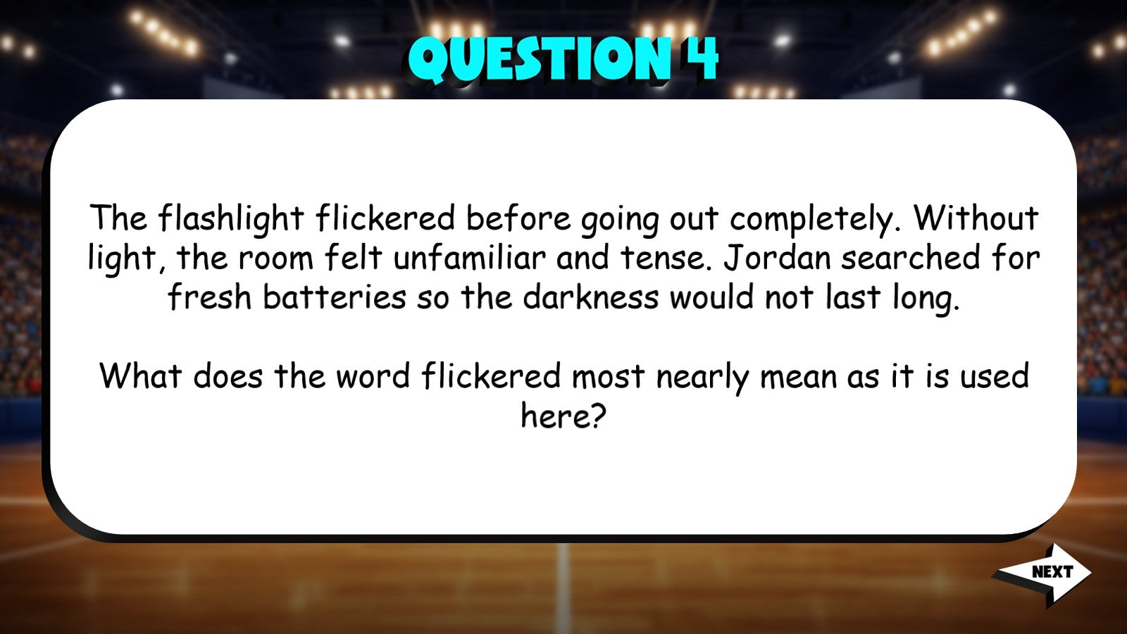 Paragraph Context to Confirm Word Meaning TRASHKETBALL ELA Game - Grade 5