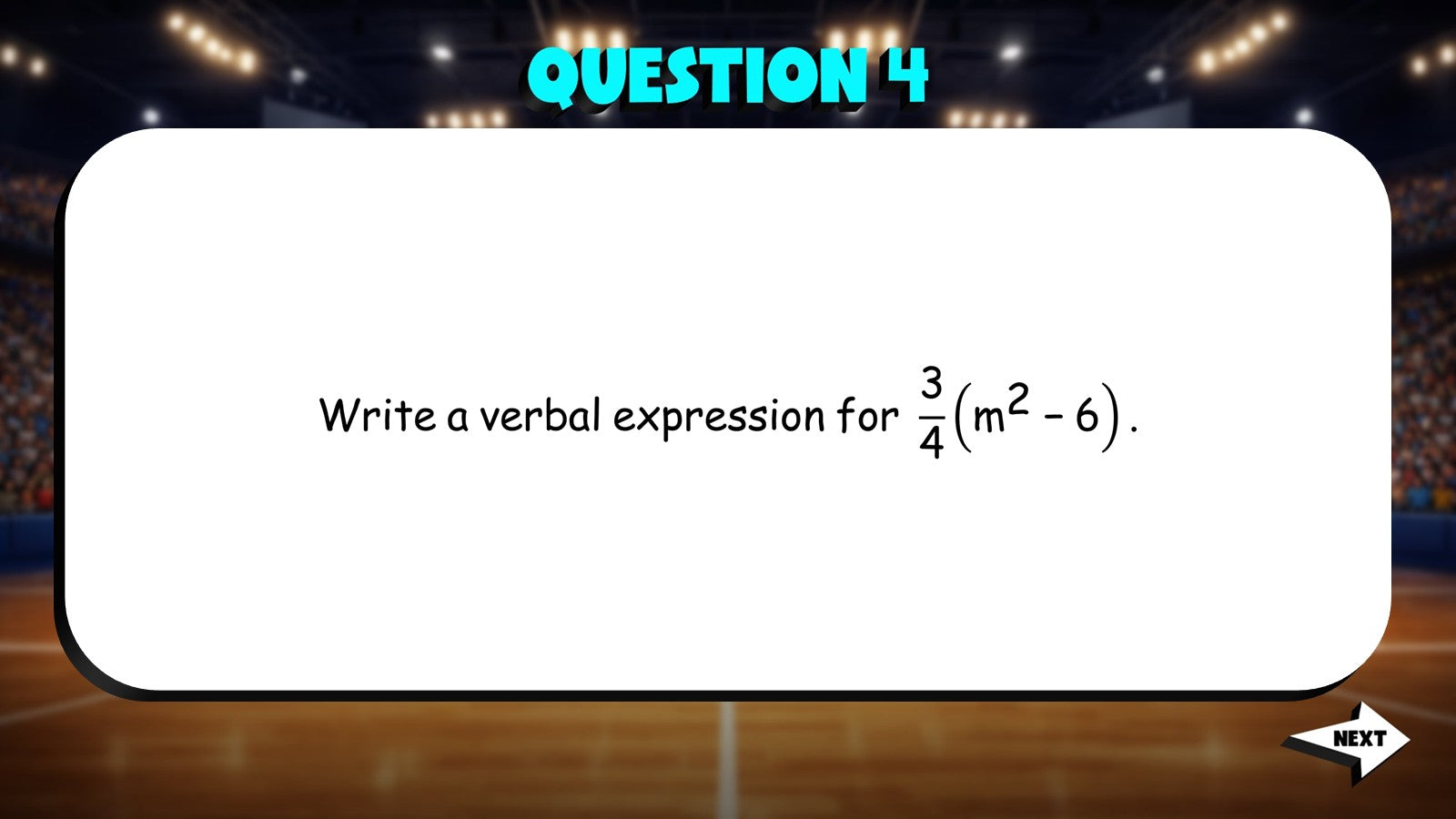 Write Expression in Words TRASHKETBALL Math Game - No Prep Algebra 1 Review