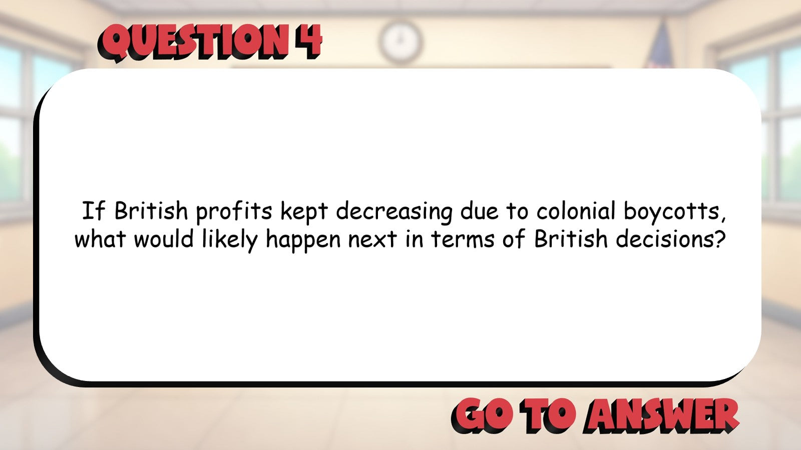 Chain Reactions in History BIG TERRIBLE GAME - No Prep Grade 4 Socials Review