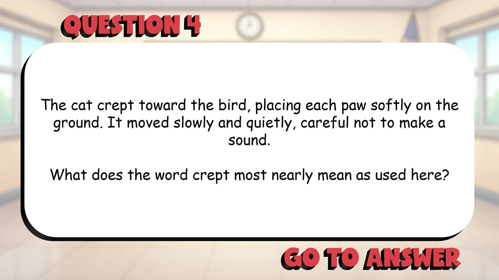 Using Context to Determine Word Meaning BIG TERRIBLE GAME - Grade 4 ELA Review