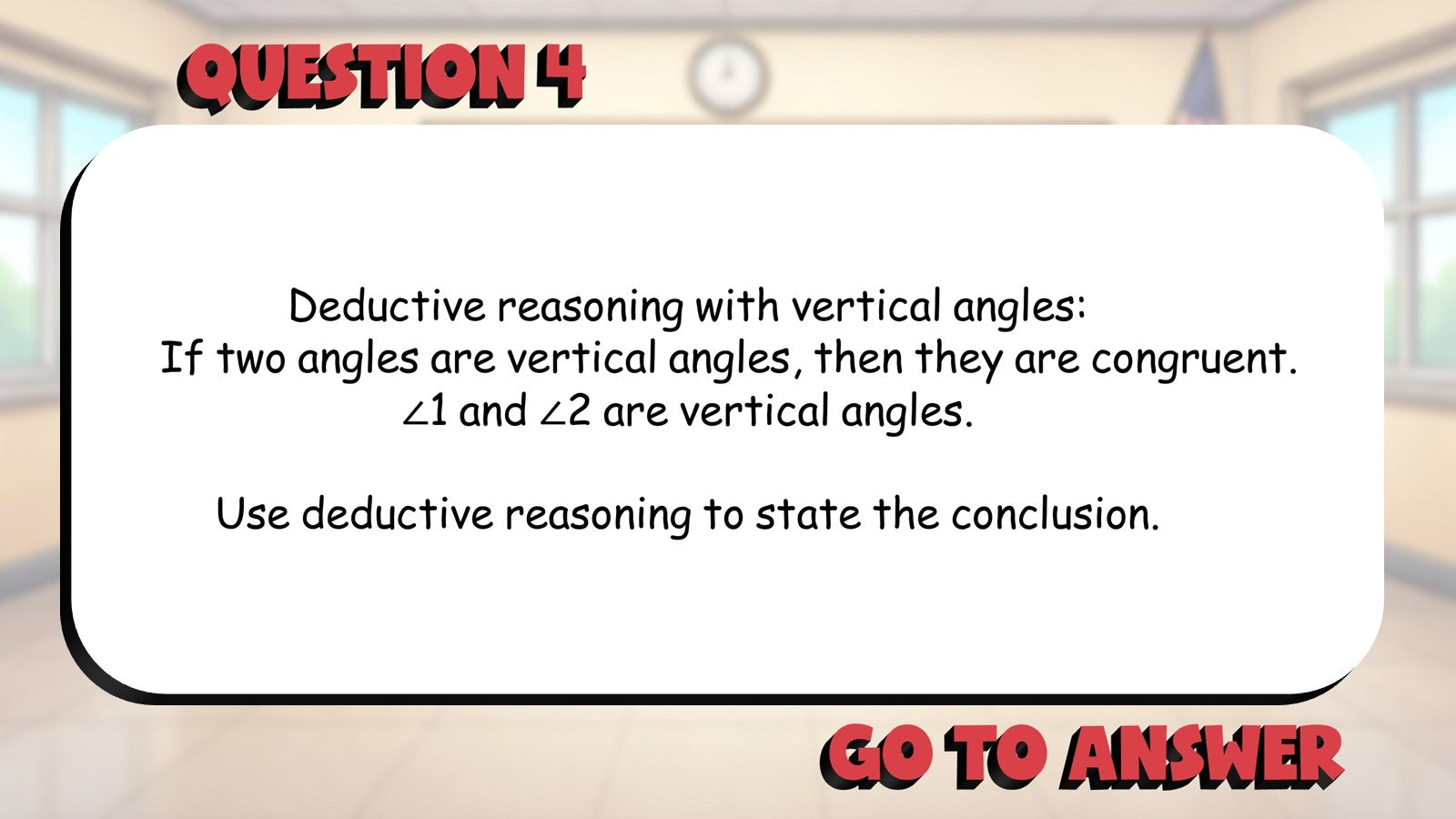 Deductive Reasoning BIG TERRIBLE GAME - No Prep Geometry Math Review Activity
