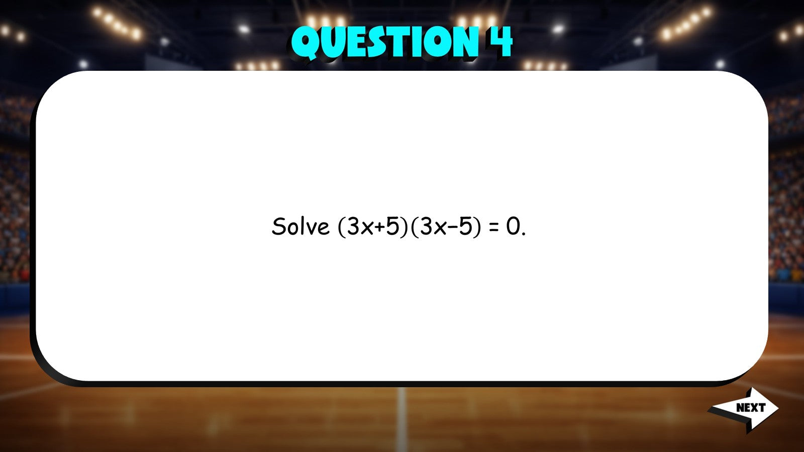 Solve Equations with Special Products TRASHKETBALL Math Game - No Prep Algebra 1