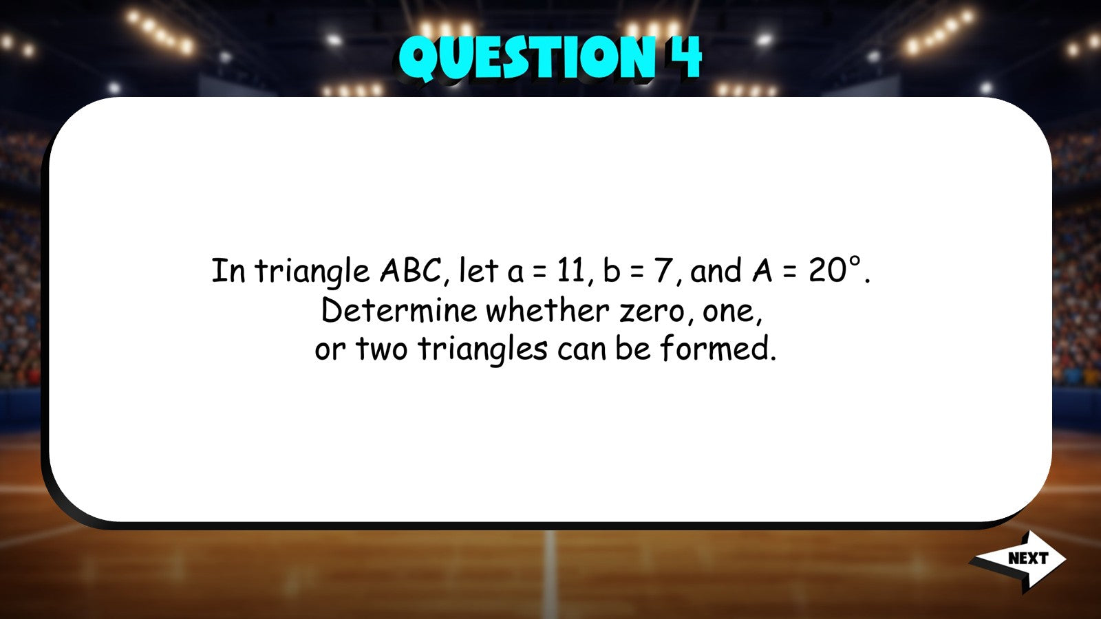 Law of Sines Ambiguous Case (SSA) TRASHKETBALL Math Game - No Prep Algebra 2