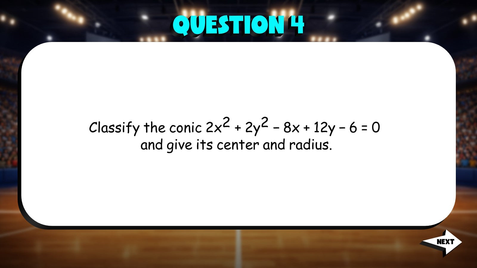 Identifying Conics TRASHKETBALL Math Game - No Prep Algebra 2 Review Activity