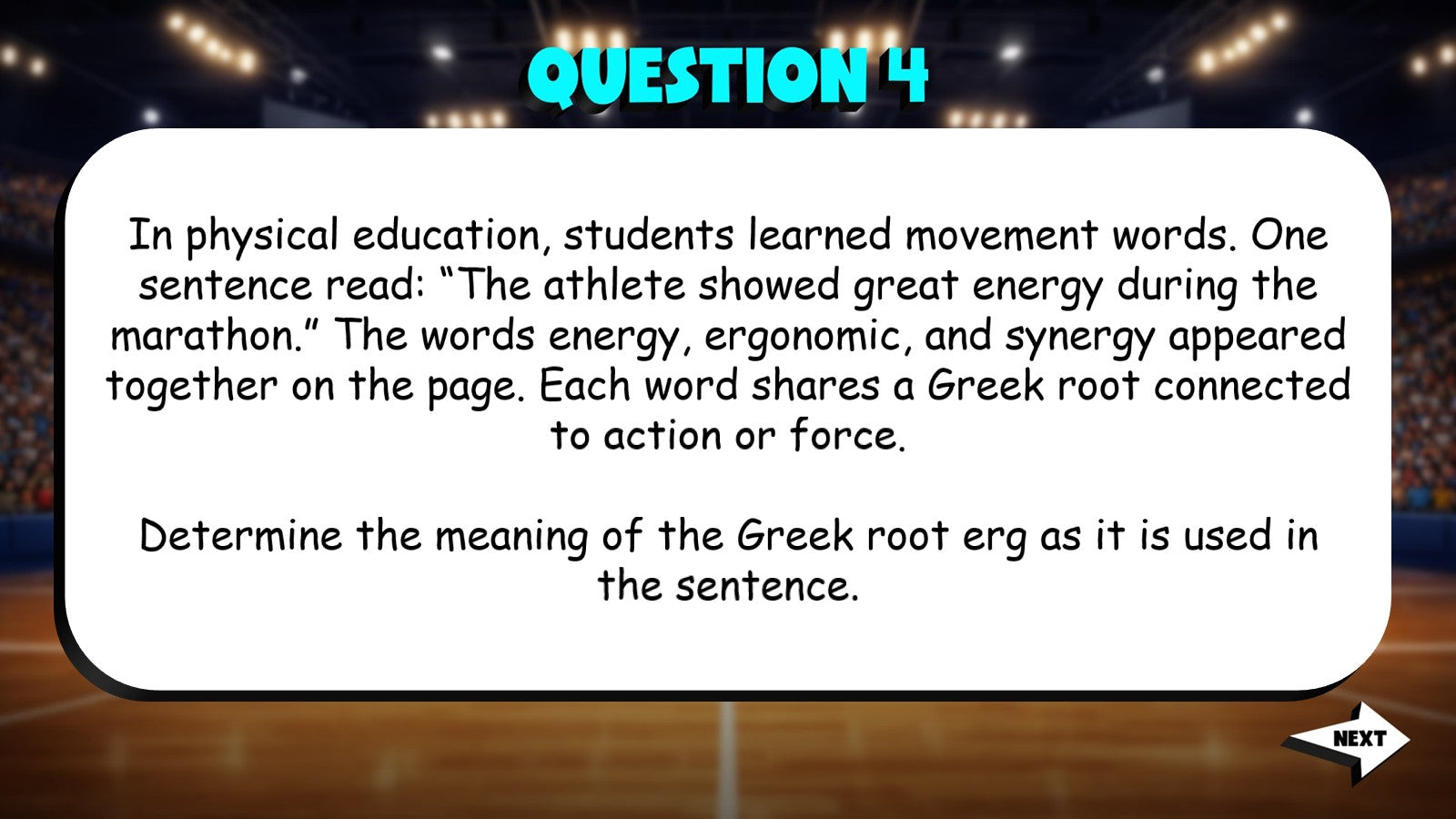 Identify Common Greek Roots & Meanings TRASHKETBALL ELA Game - No Prep Grade 5