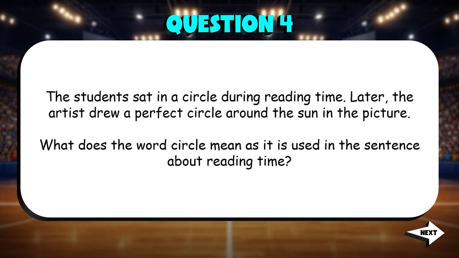 Multiple Meaning Words from Context TRASHKETBALL ELA Game - No Prep Grade 4