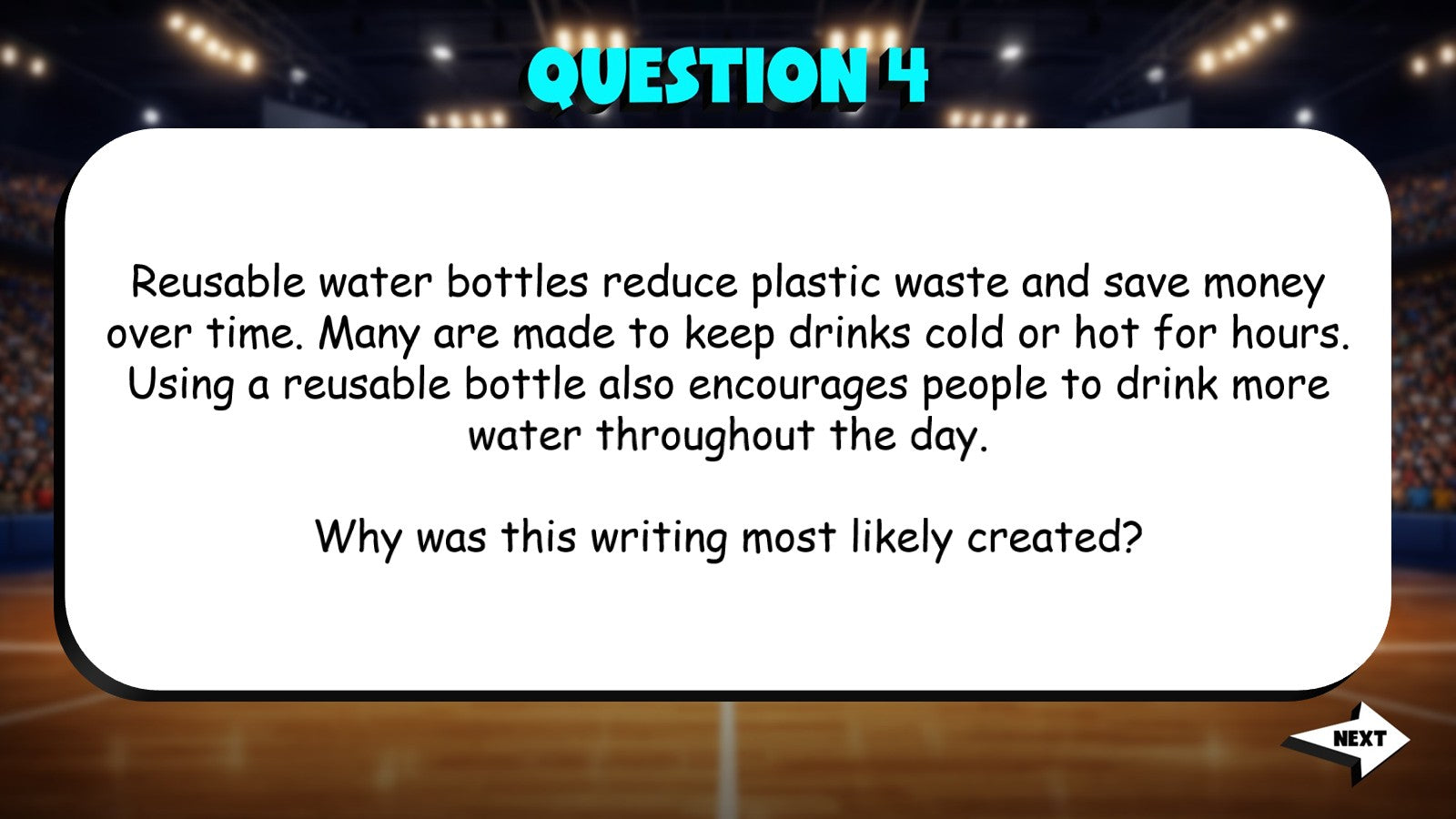 Author Purpose Point of View & Language TRASHKETBALL ELA Game - No Prep Grade 5