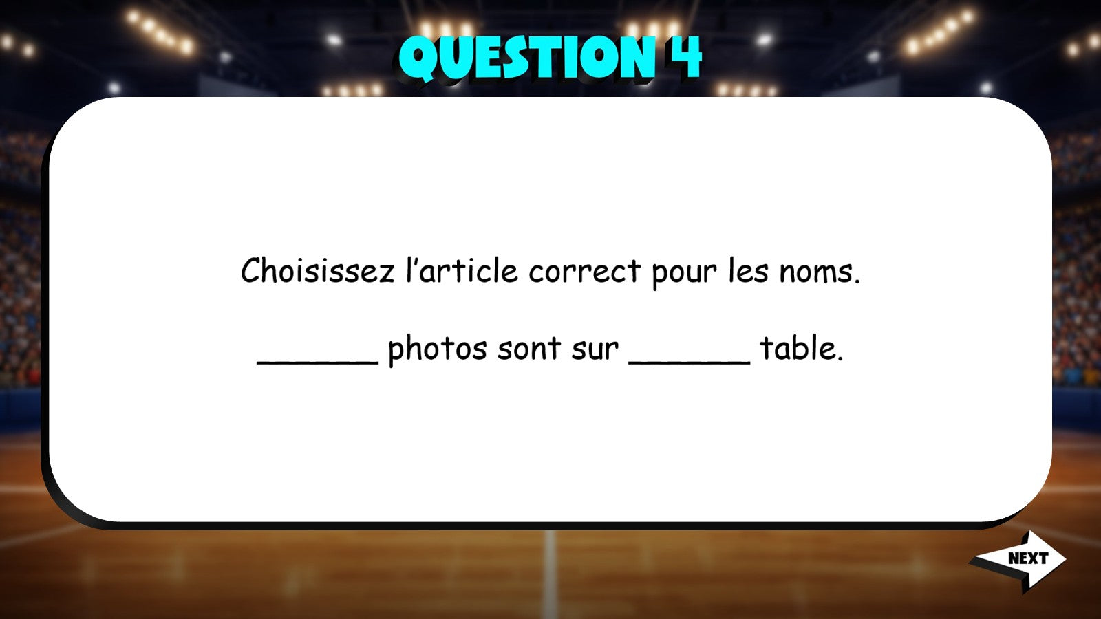 Choose The Article - Personal Memories TRASHKETBALL French Game - No Prep