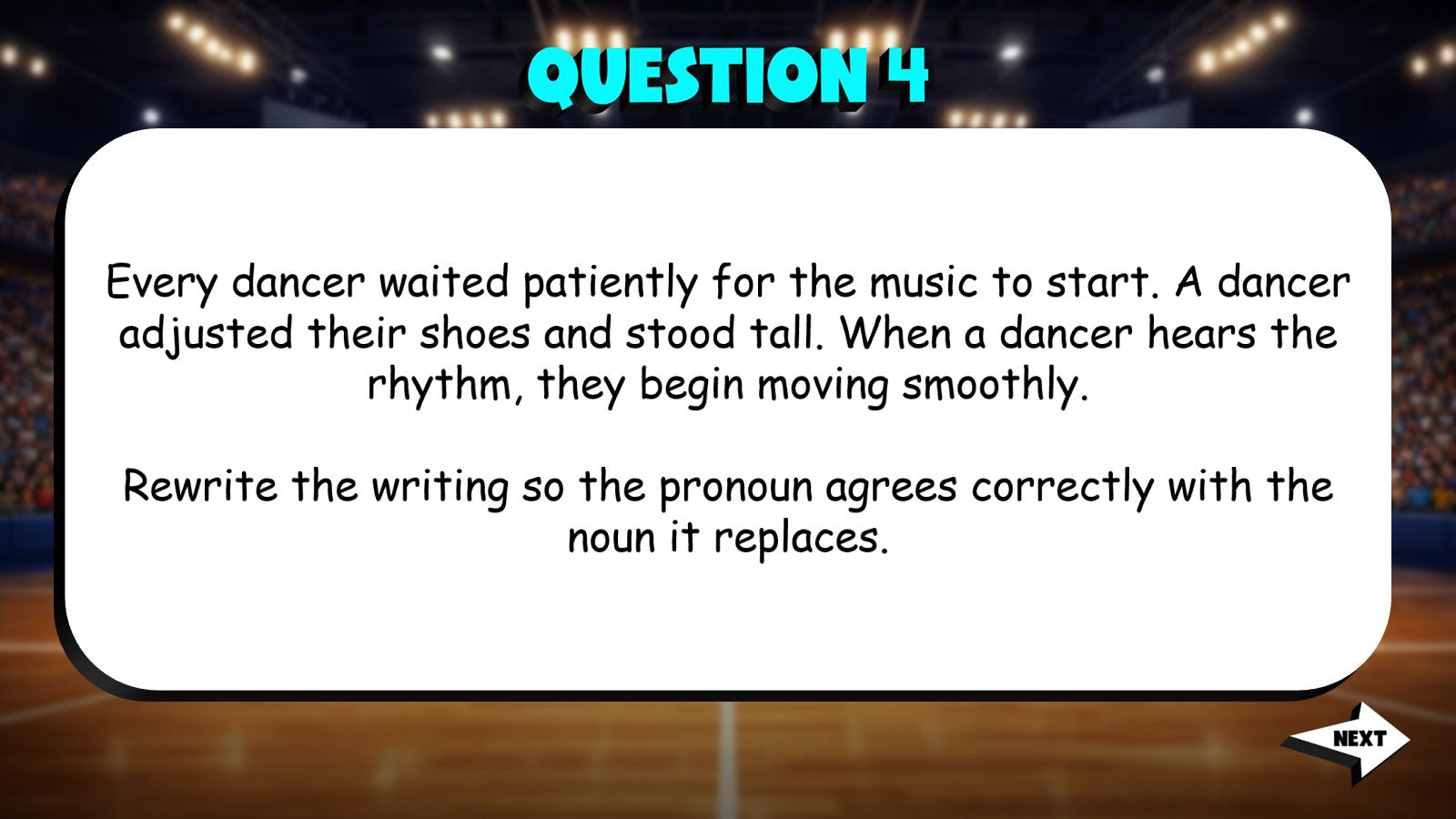 Identify Pronoun Agreement Errors TRASHKETBALL ELA Game - No Prep Grade 4 Review