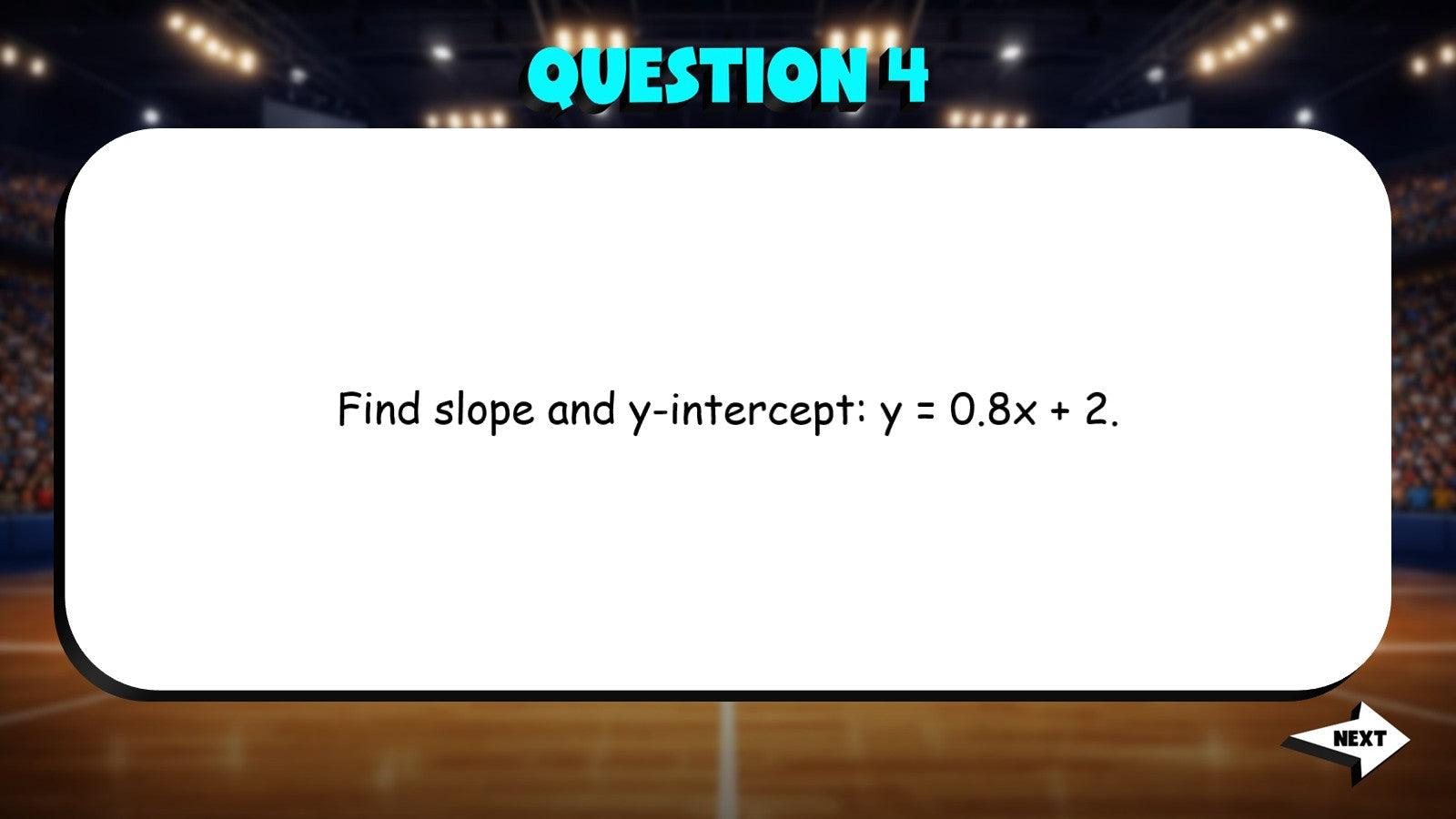 Slope & Y Intercept from Equations TRASHKETBALL Math Game - No Prep Grade 7
