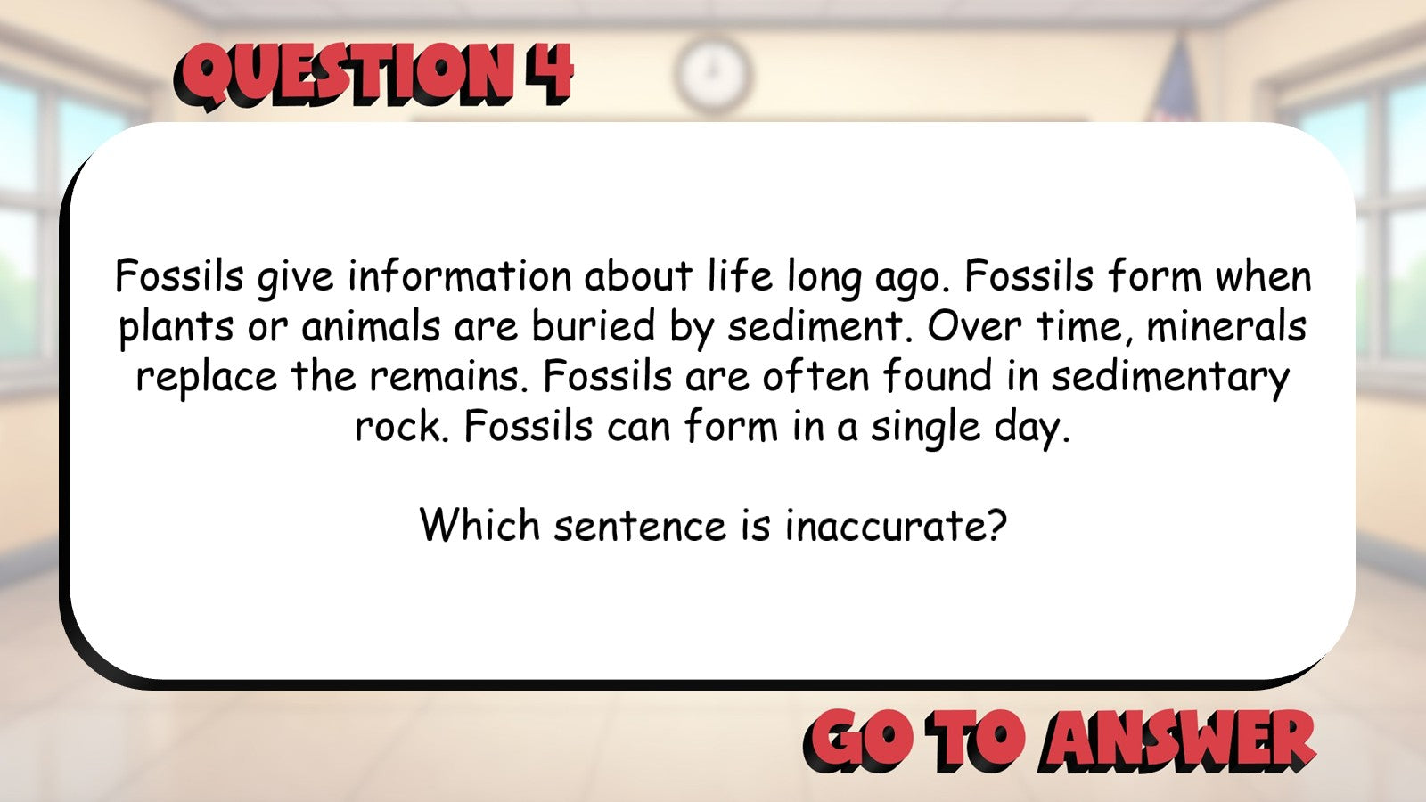 Informative Writing Organization & Accuracy BIG TERRIBLE GAME - Grade 5 ELA