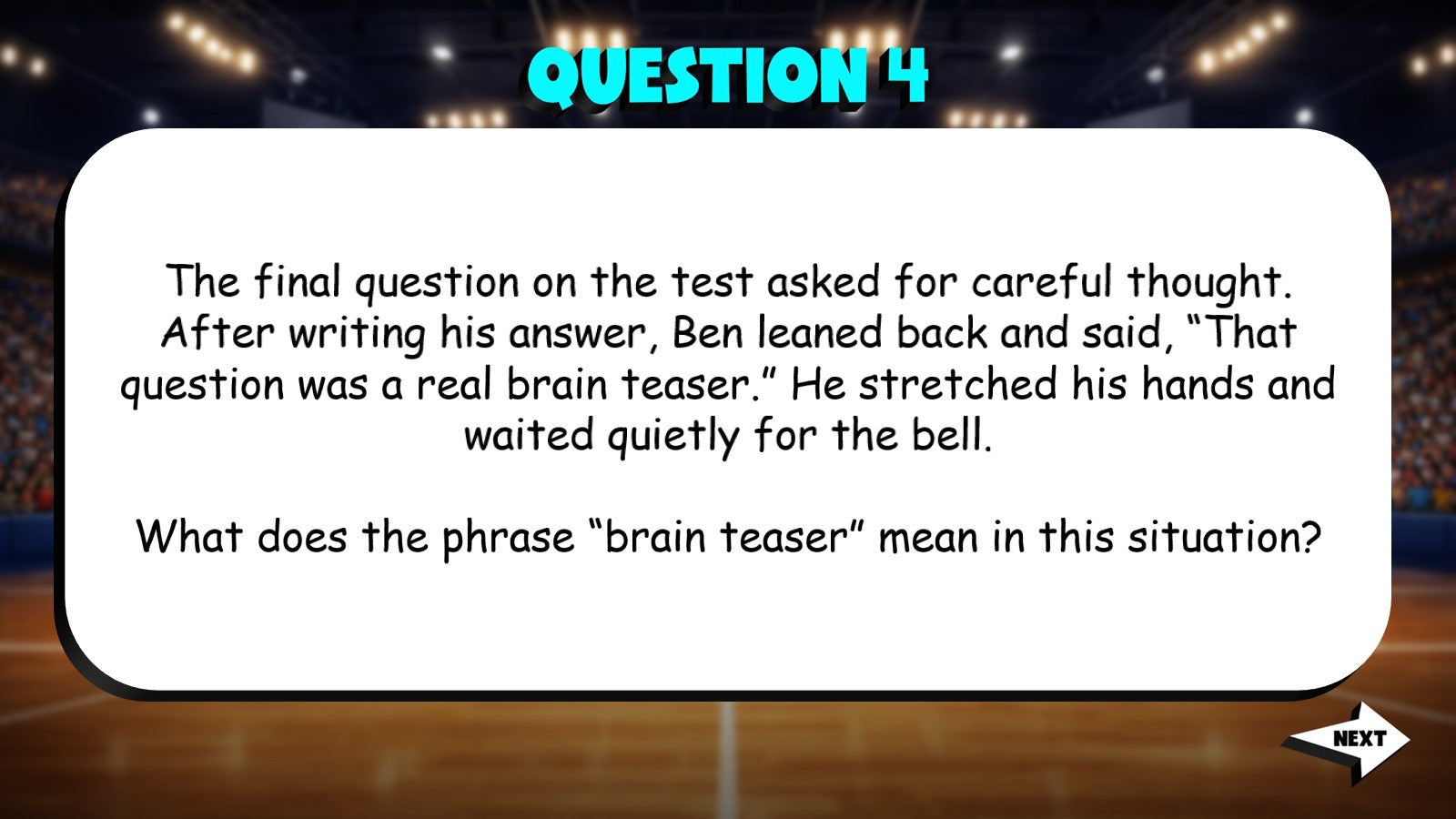 Identify Literal & Nonliteral Language TRASHKETBALL ELA Game - No Prep Grade 6
