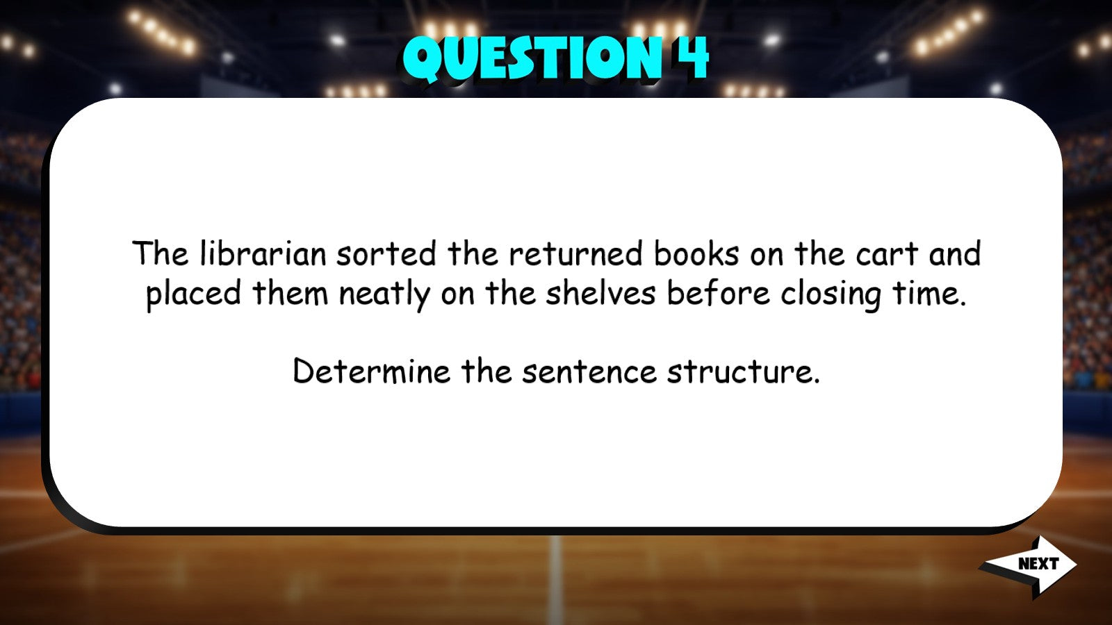 Simple, Compound & Complex Sentences TRASHKETBALL ELA Game - No Prep Grade 4