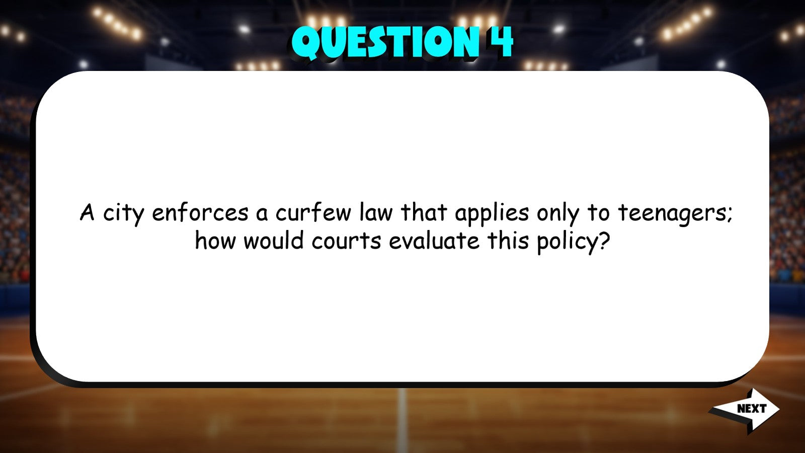Due Process & Equal Protection TRASHKETBALL Civics Game - No Prep Review