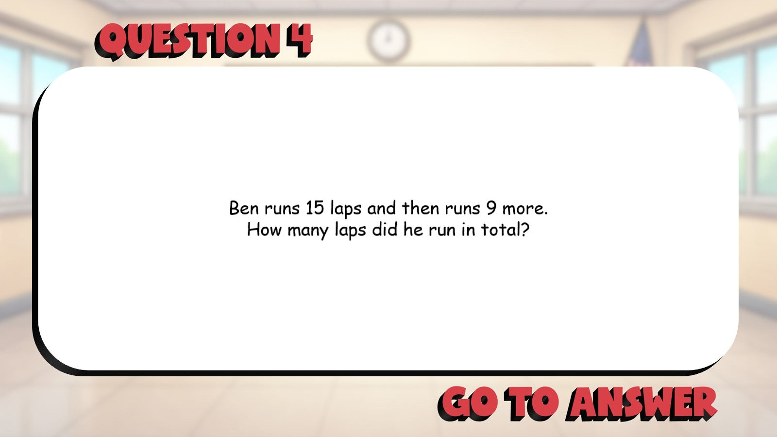 Addition One Step Word Problems BIG TERRIBLE GAME - No Prep Grade 3 Math Review