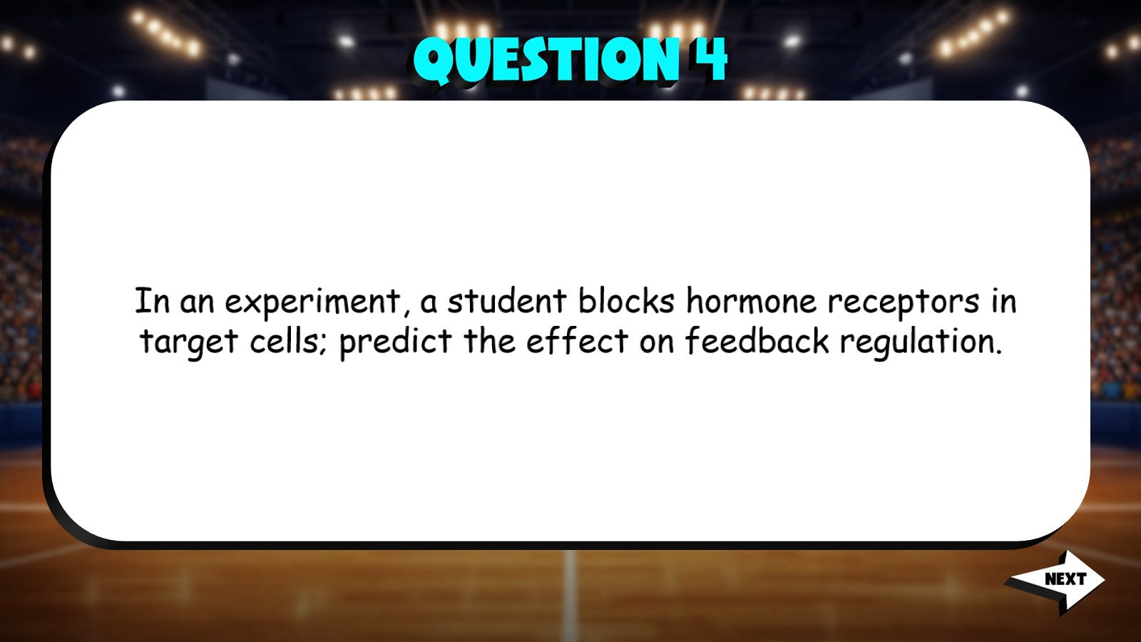 Feedback Regulation in Endocrine Control TRASHKETBALL Science Game - Biology