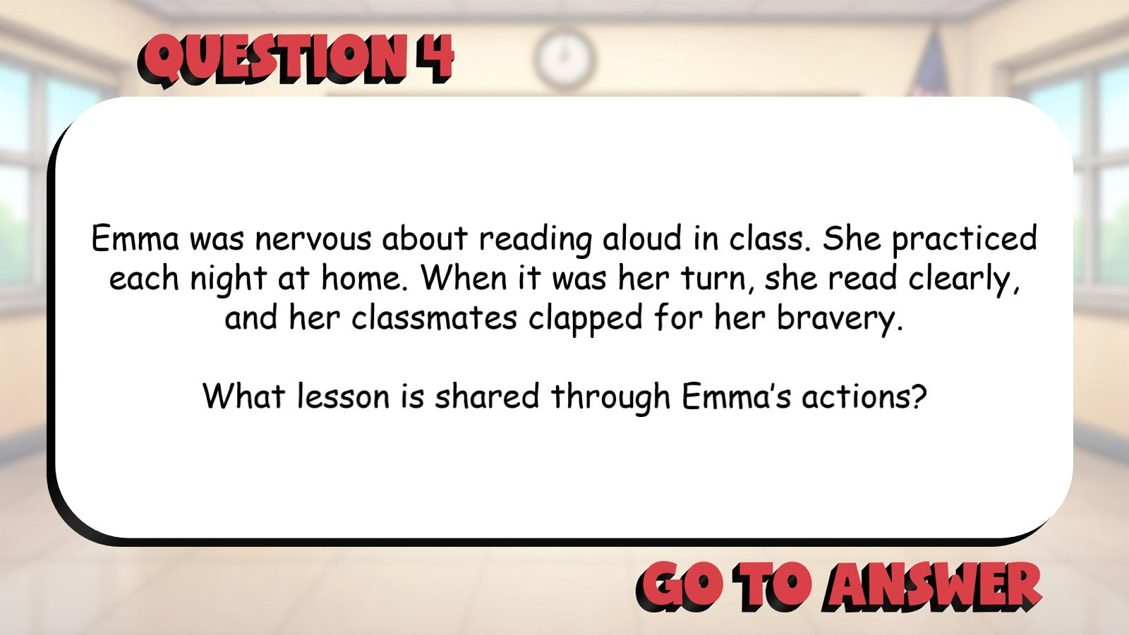 Determine Theme or Central Message BIG TERRIBLE GAME - Grade 3 ELA Review