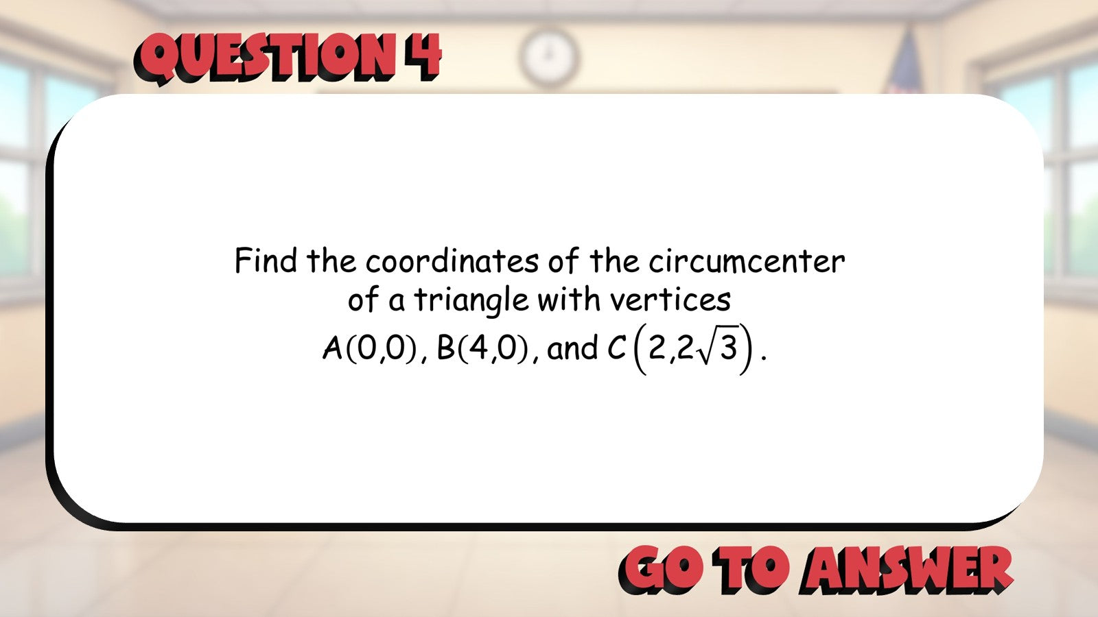 Triangle Perpendicular Bisectors BIG TERRIBLE GAME - Geometry Math Review