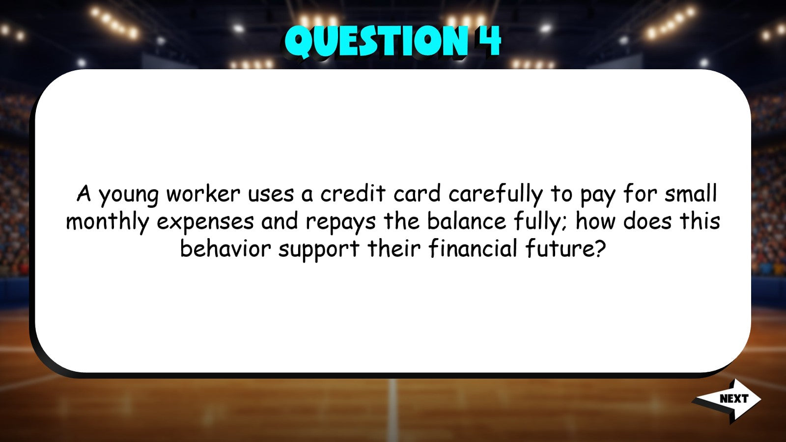 Purpose of Credit TRASHKETBALL Economics Game - No Prep Review Activity