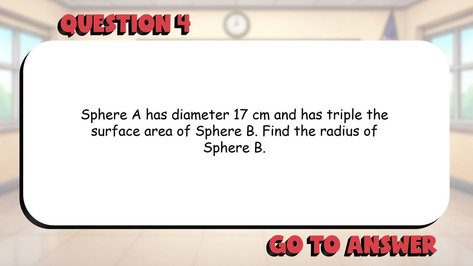Volume of Spheres BIG TERRIBLE GAME - No Prep Geometry Math Review Activity