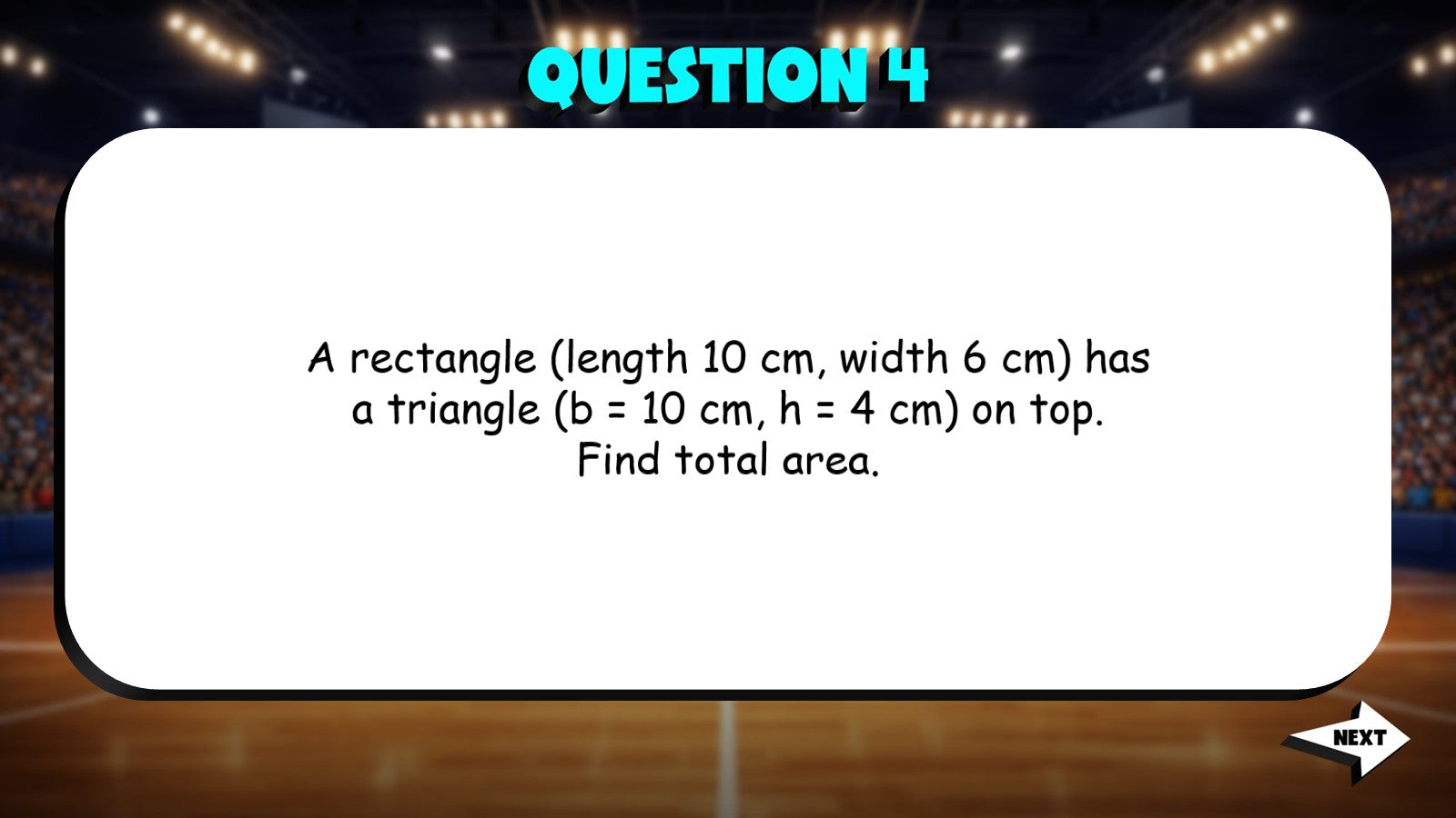 Area of Composite Figures TRASHKETBALL Math Game - No Prep Grade 8 Review