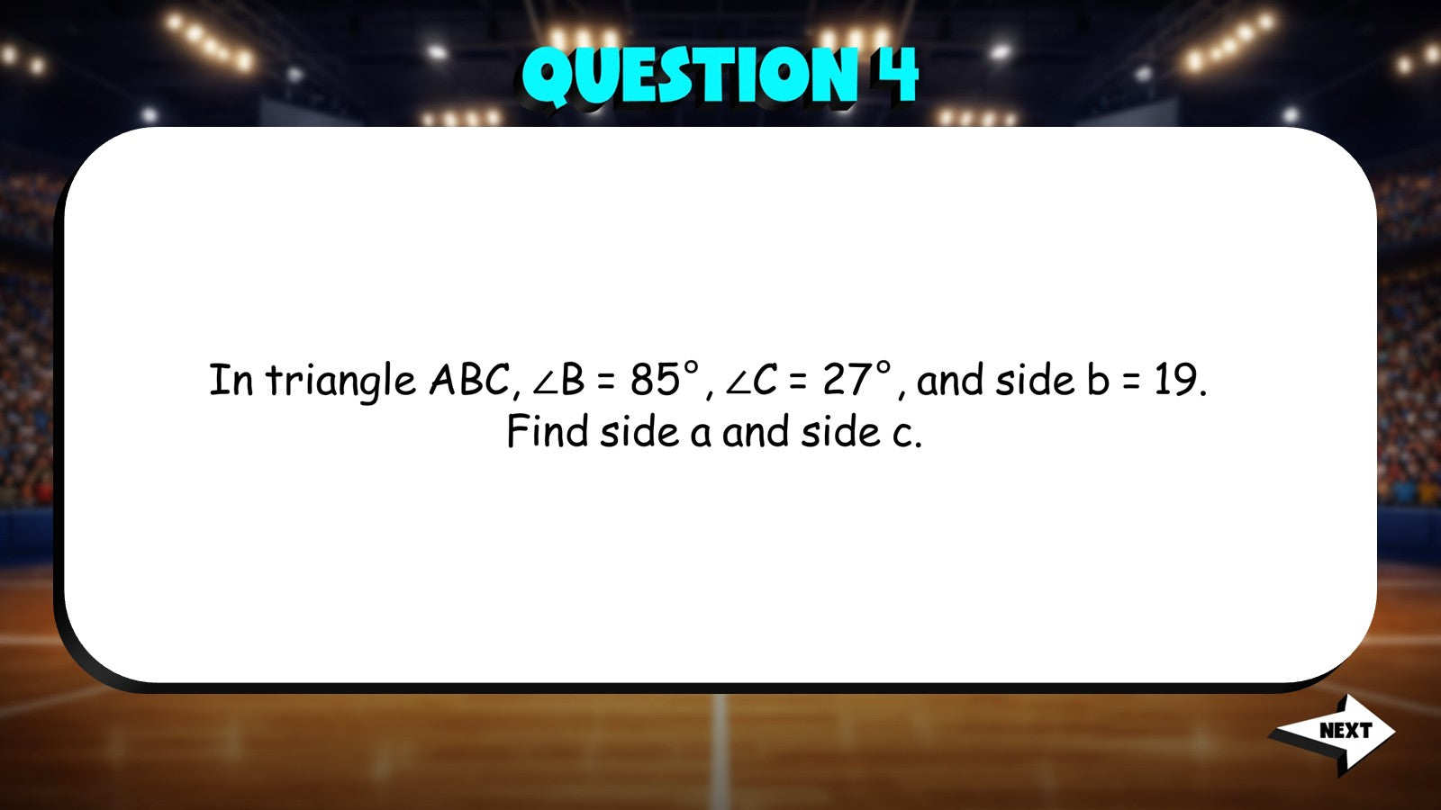 Law of Sines TRASHKETBALL Math Game - No Prep Algebra 2 Review Activity