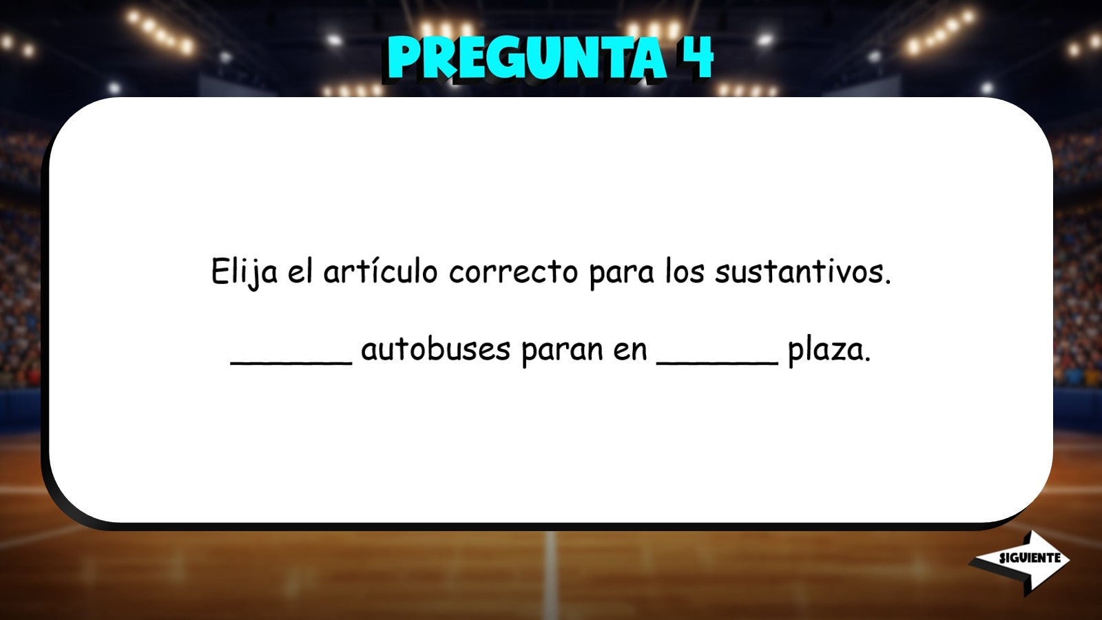 Choose The Article - Getting Around TRASHKETBALL Spanish Game - No Prep Exercise