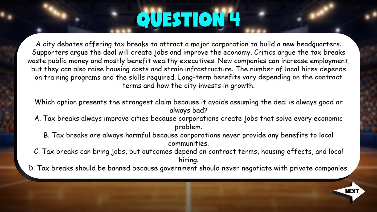 Strong Claims from Oversimplifications TRASHKETBALL ELA Game - No Prep Grade 11