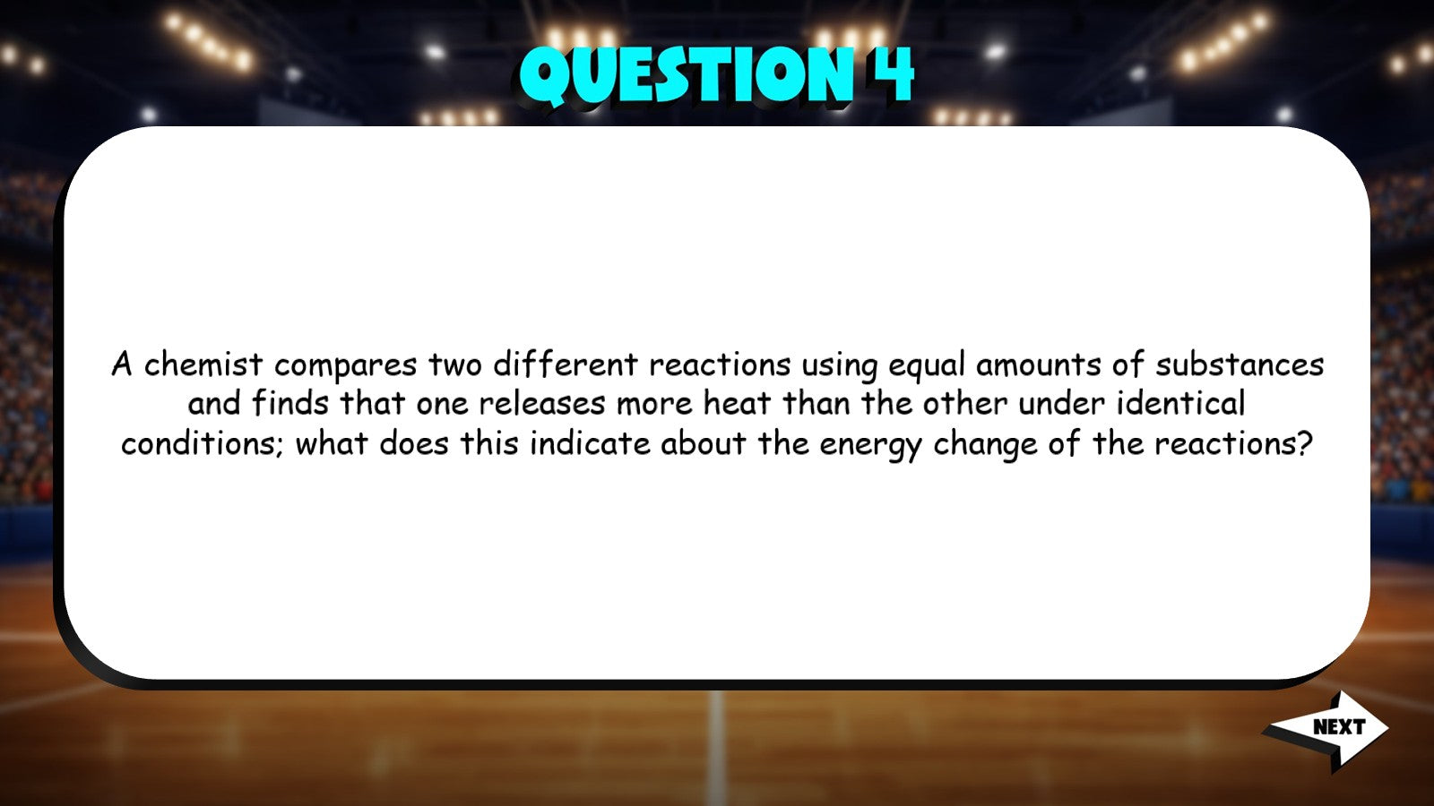 Energy in Chemical Systems TRASHKETBALL Science Game - No Prep Chemistry Review