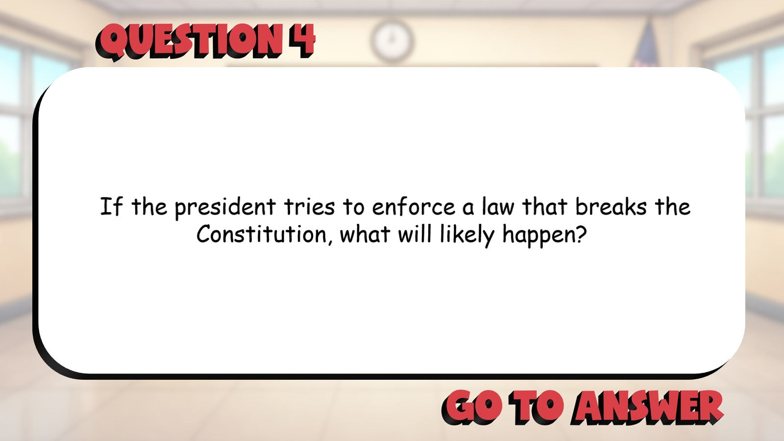 Purpose of Checks & Balances BIG TERRIBLE GAME - No Prep Grade 4 Socials Review