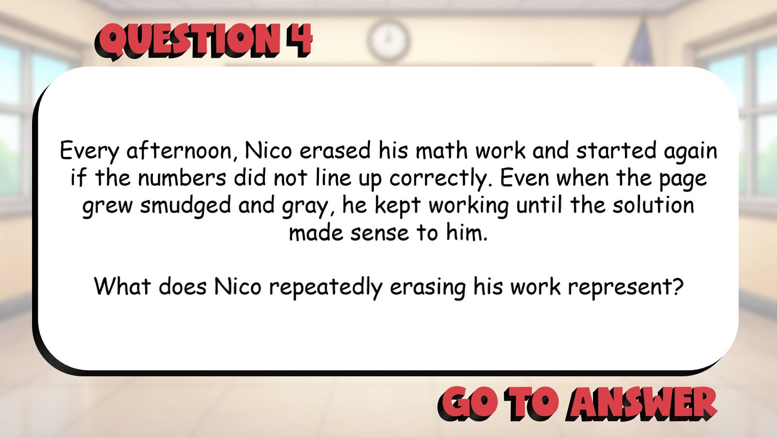 Identify Symbolic Objects or Actions BIG TERRIBLE GAME - Grade 5 ELA Review