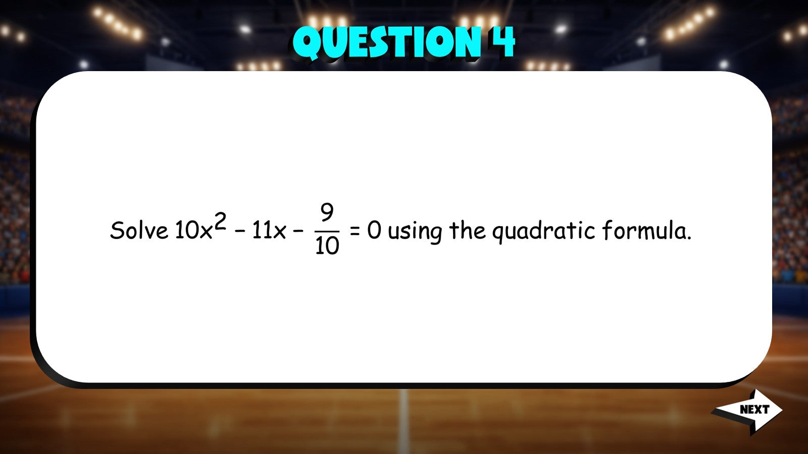 Quadratic Formula TRASHKETBALL Math Game - No Prep Algebra 2 Review Activity