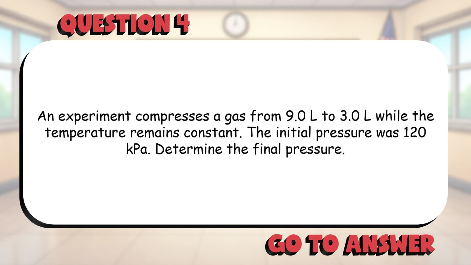 Boyle’s Law Calculations BIG TERRIBLE GAME - No Prep Chemistry Science Review