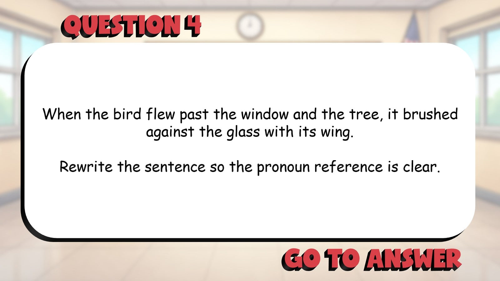 Select Clear Pronoun Revisions BIG TERRIBLE GAME - No Prep Grade 4 ELA Review
