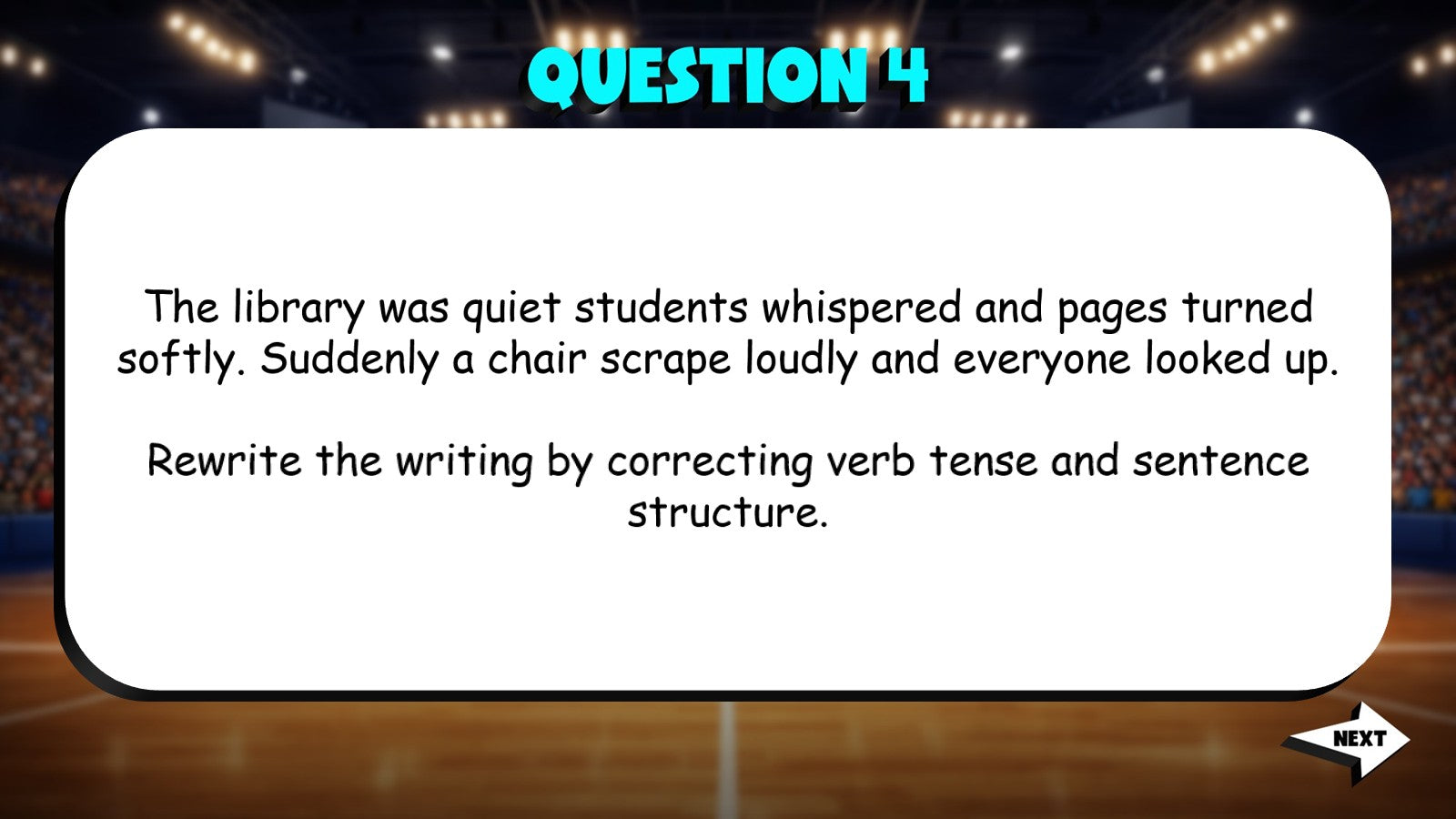 Editing for Grammar Usage & Conventions TRASHKETBALL ELA Game - No Prep Grade 4