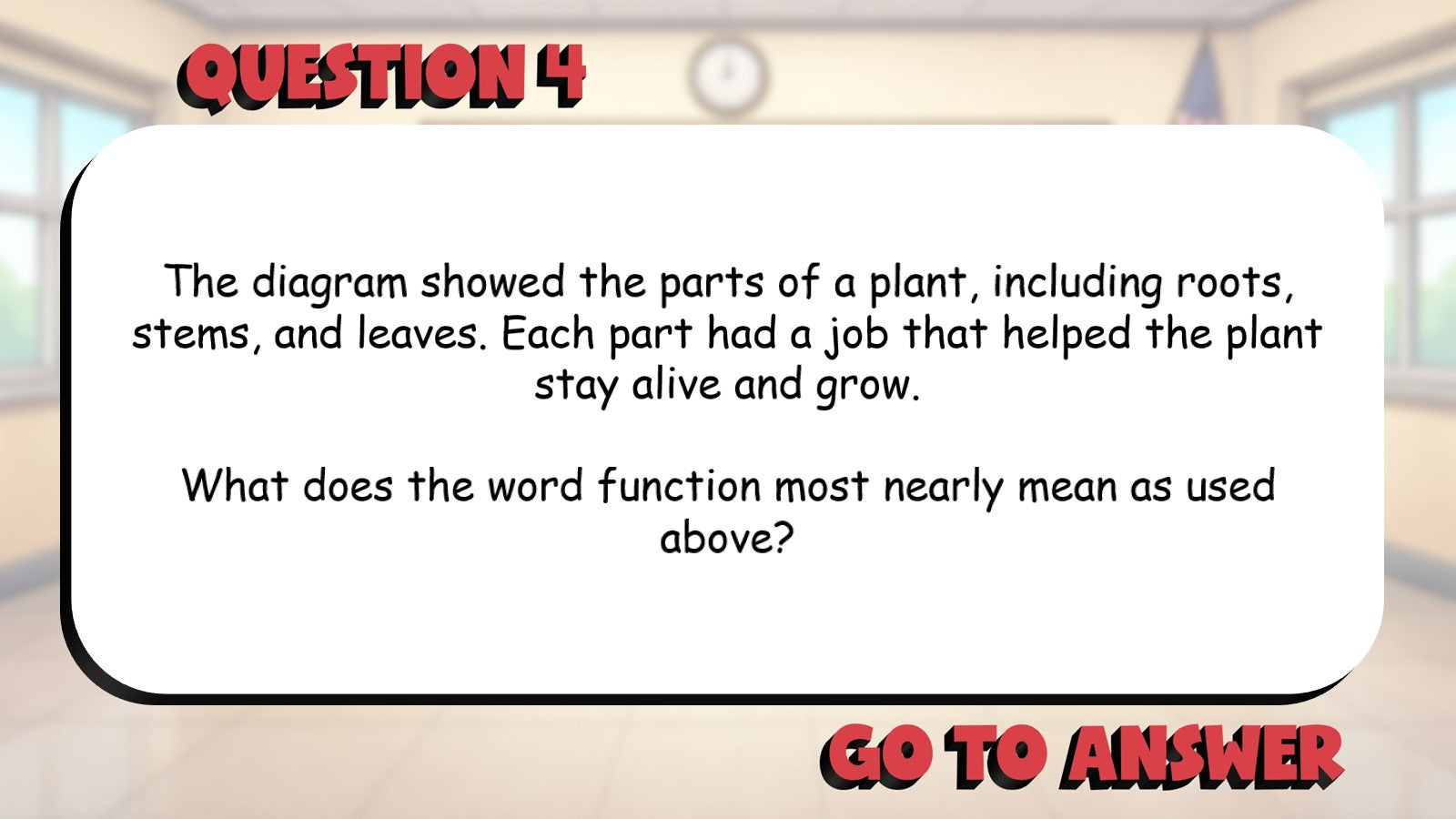 Determine Word Meaning Using Context Clues BIG TERRIBLE GAME - Grade 4 ELA