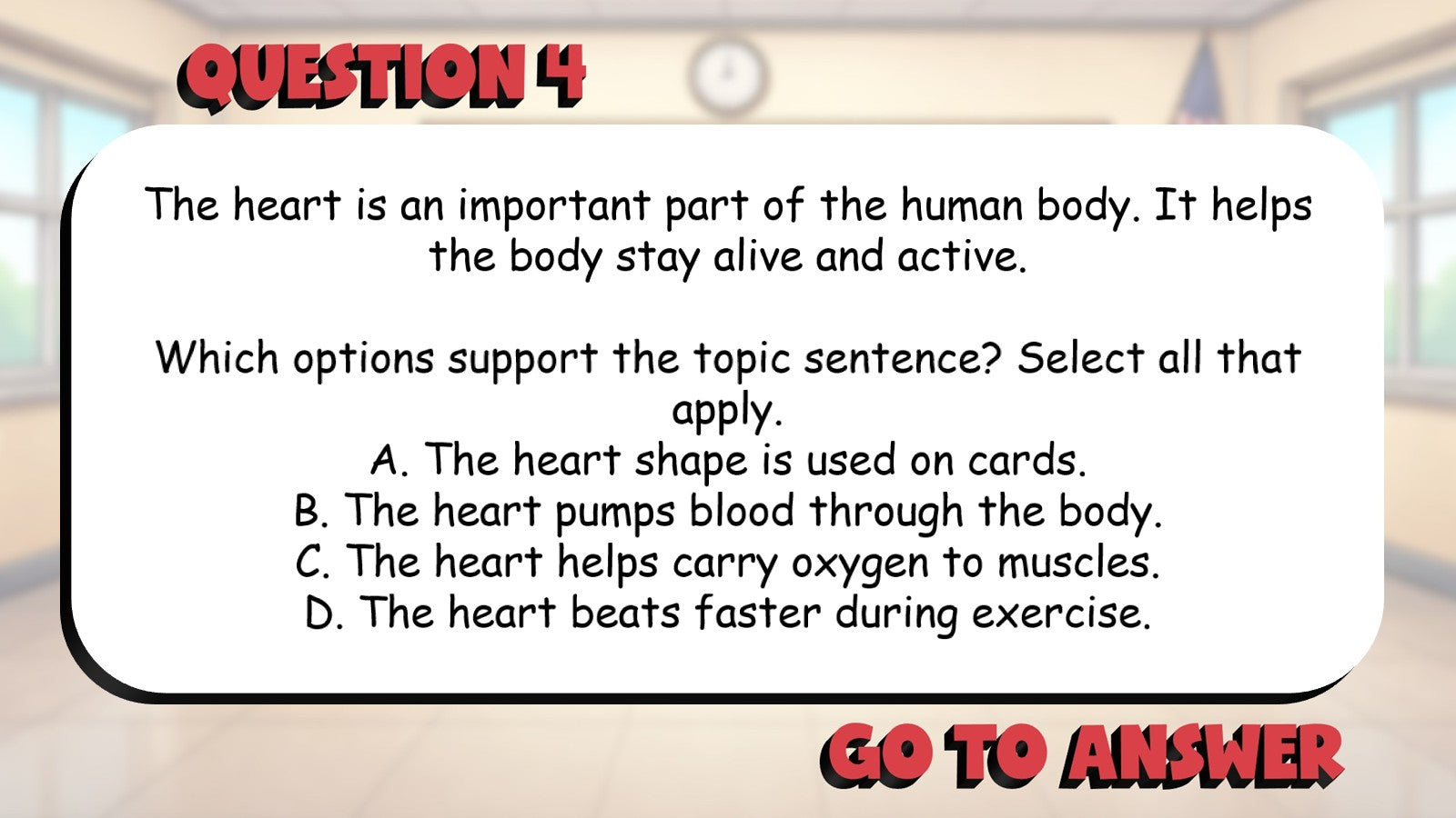 Identify Facts That Explain a Topic BIG TERRIBLE GAME - Grade 3 ELA Review