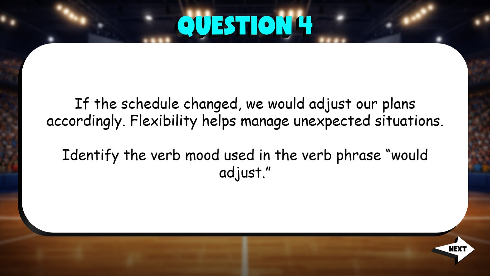Identify Mood Conditional & Subjunctive TRASHKETBALL ELA Game - No Prep Grade 8