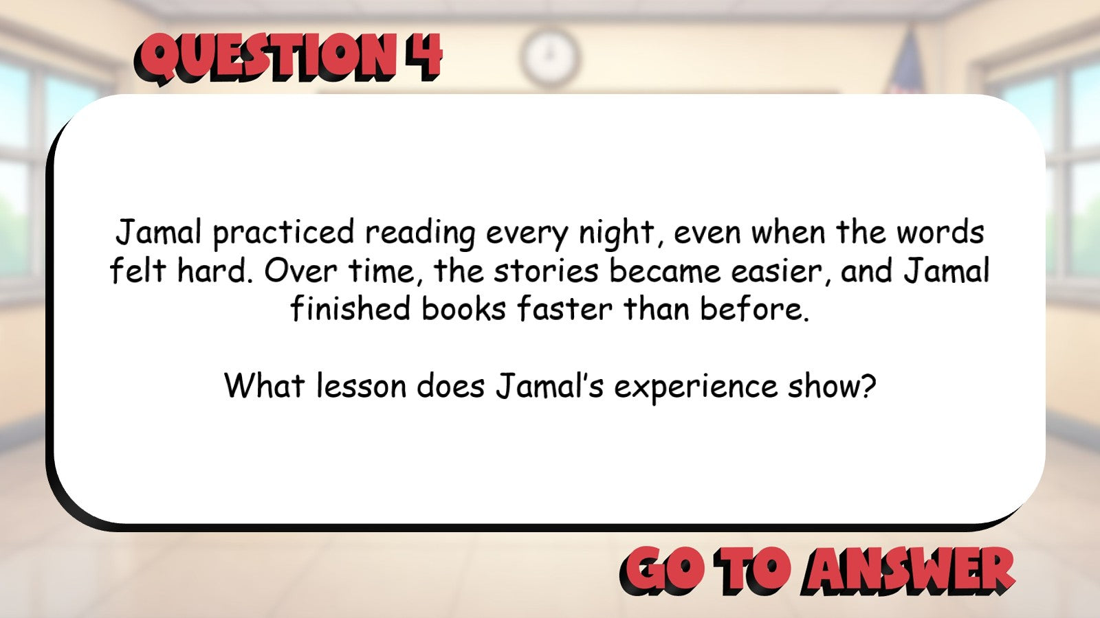 Identify the Lesson or Moral of a Story BIG TERRIBLE GAME - Grade 3 ELA Review